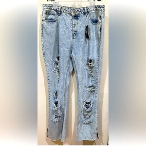 Flamingo Flamingals Distressed Jeans